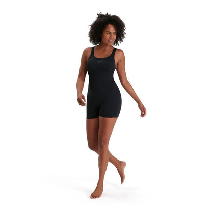 Black - Side - Speedo Womens-Ladies Eco Endurance+ Legsuit
