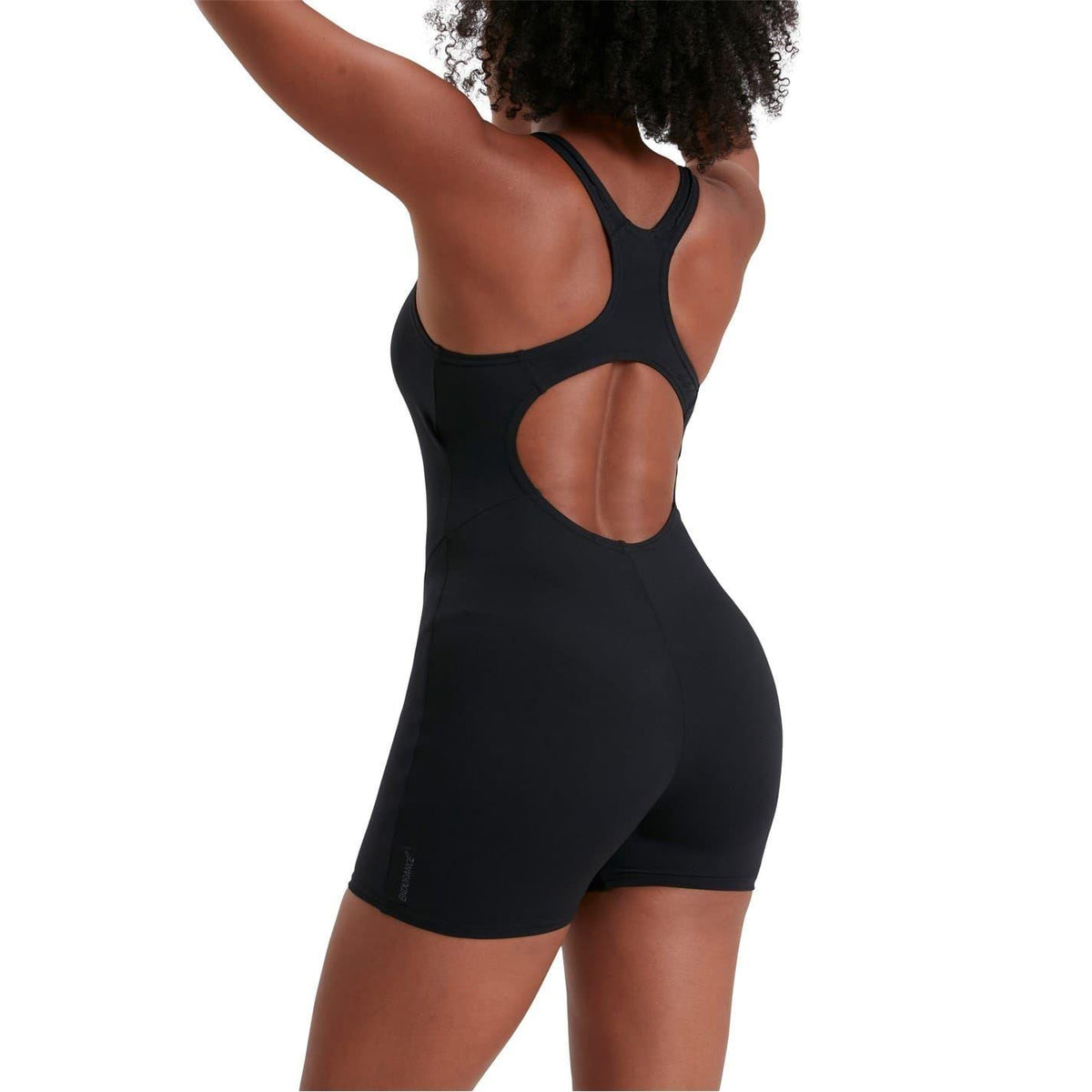 Black - Pack Shot - Speedo Womens-Ladies Eco Endurance+ Legsuit