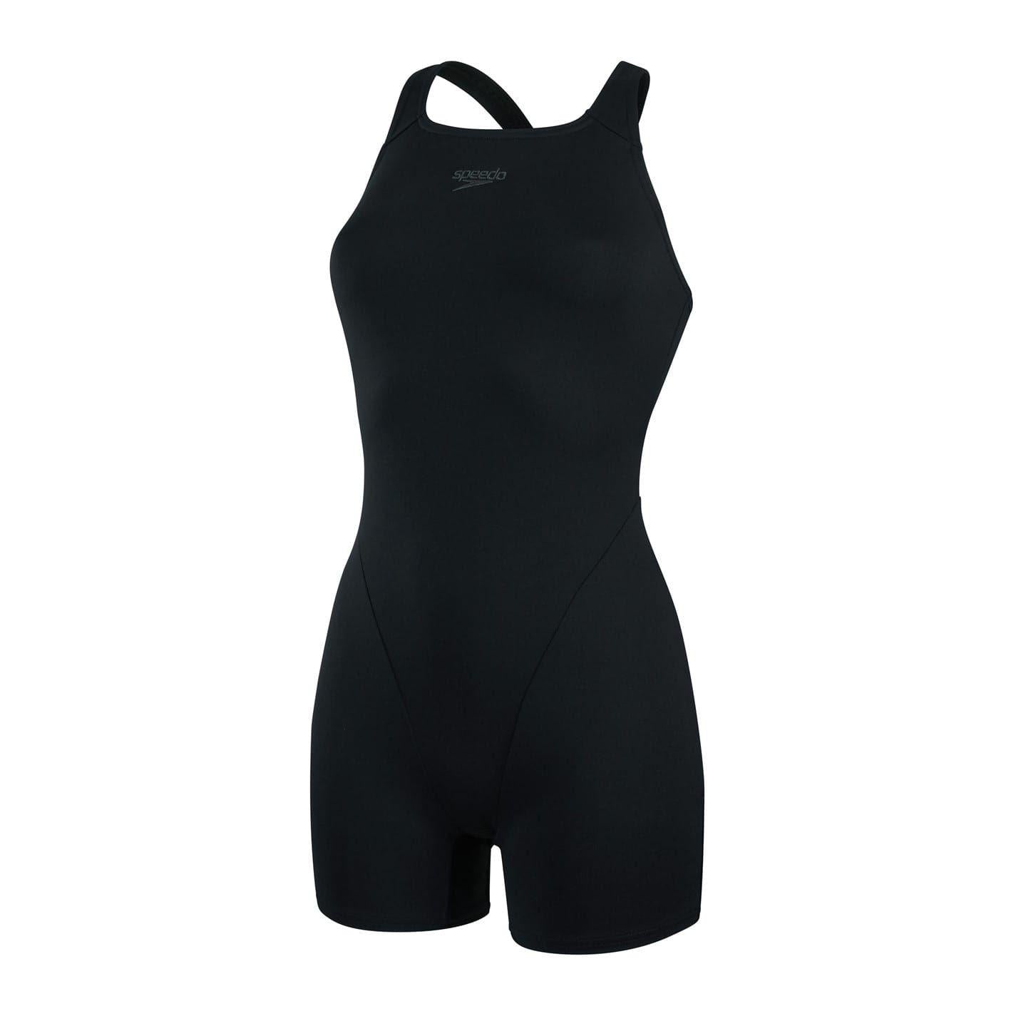 Black - Front - Speedo Womens-Ladies Eco Endurance+ Legsuit