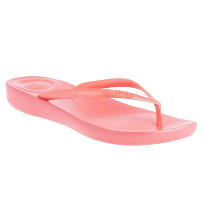 Coral - Lifestyle - FitFlop Womens-Ladies Pearlised iQushion Ergonomic Flip Flops