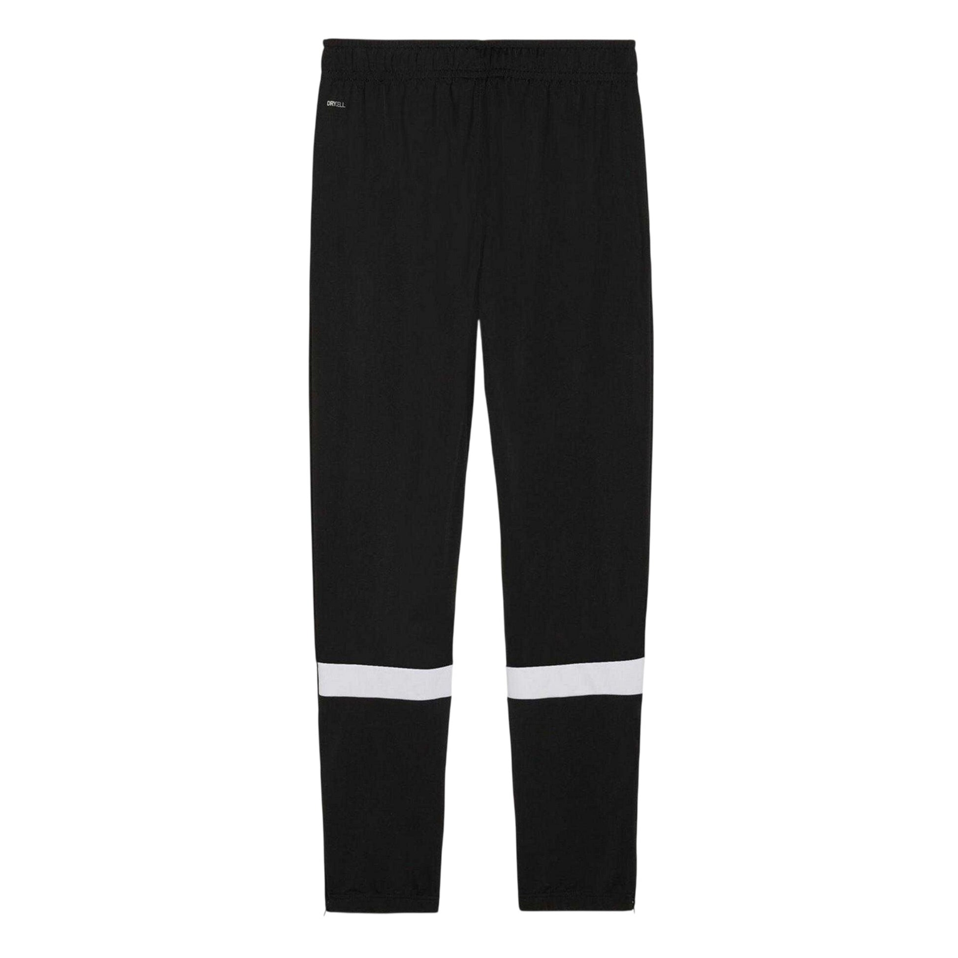 Black-White - Back - Puma Mens Individual Rise Tracksuit Bottoms