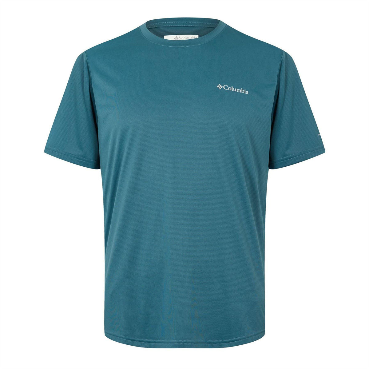 Blue - Front - Columbia Mens Hike Tech Trail Performance T-Shirt