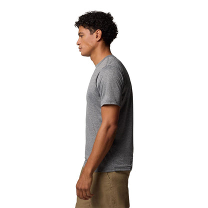 Black Heather - Lifestyle - Columbia Mens Hike Tech Trail Performance T-Shirt