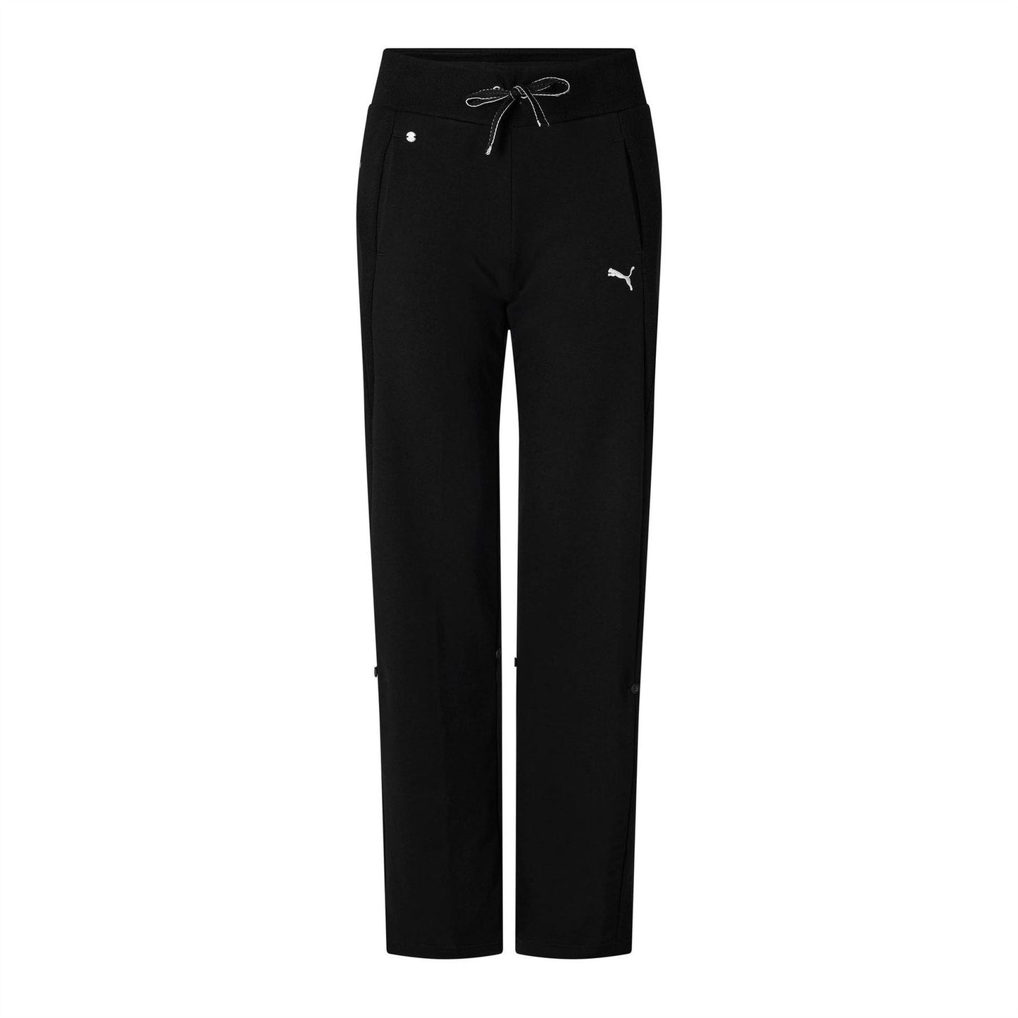 Black - Front - Puma Womens-Ladies Loose Jogging Bottoms