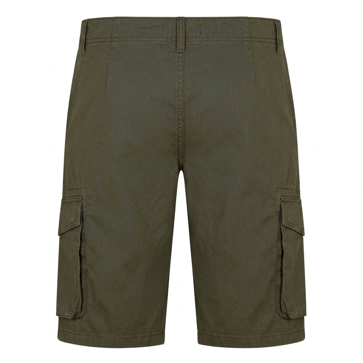 Leaf Green - Back - Timberland Mens Twill Casual Cargo Shorts