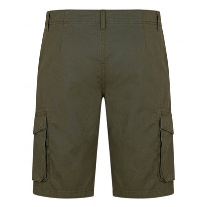 Leaf Green - Back - Timberland Mens Twill Casual Cargo Shorts