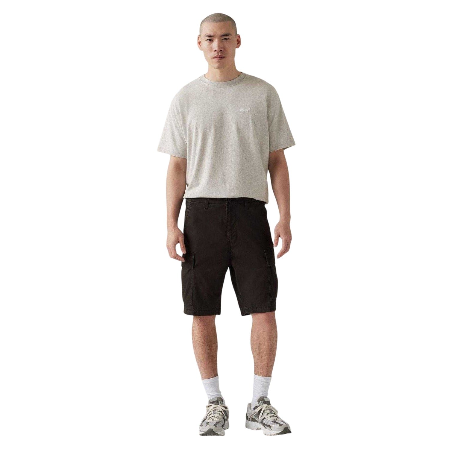 Black - Side - Levis Mens Carrier II Cargo Shorts
