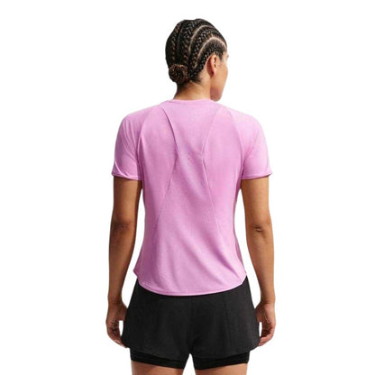 Magenta - Back - Nike Womens-Ladies Swift Dri-FIT Running T-Shirt