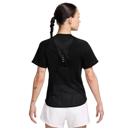 Black - Back - Nike Womens-Ladies Swift Dri-FIT Running T-Shirt