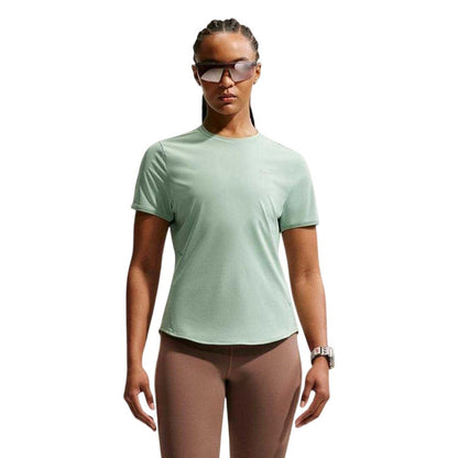 Green - Front - Nike Womens-Ladies Swift Dri-FIT Running T-Shirt