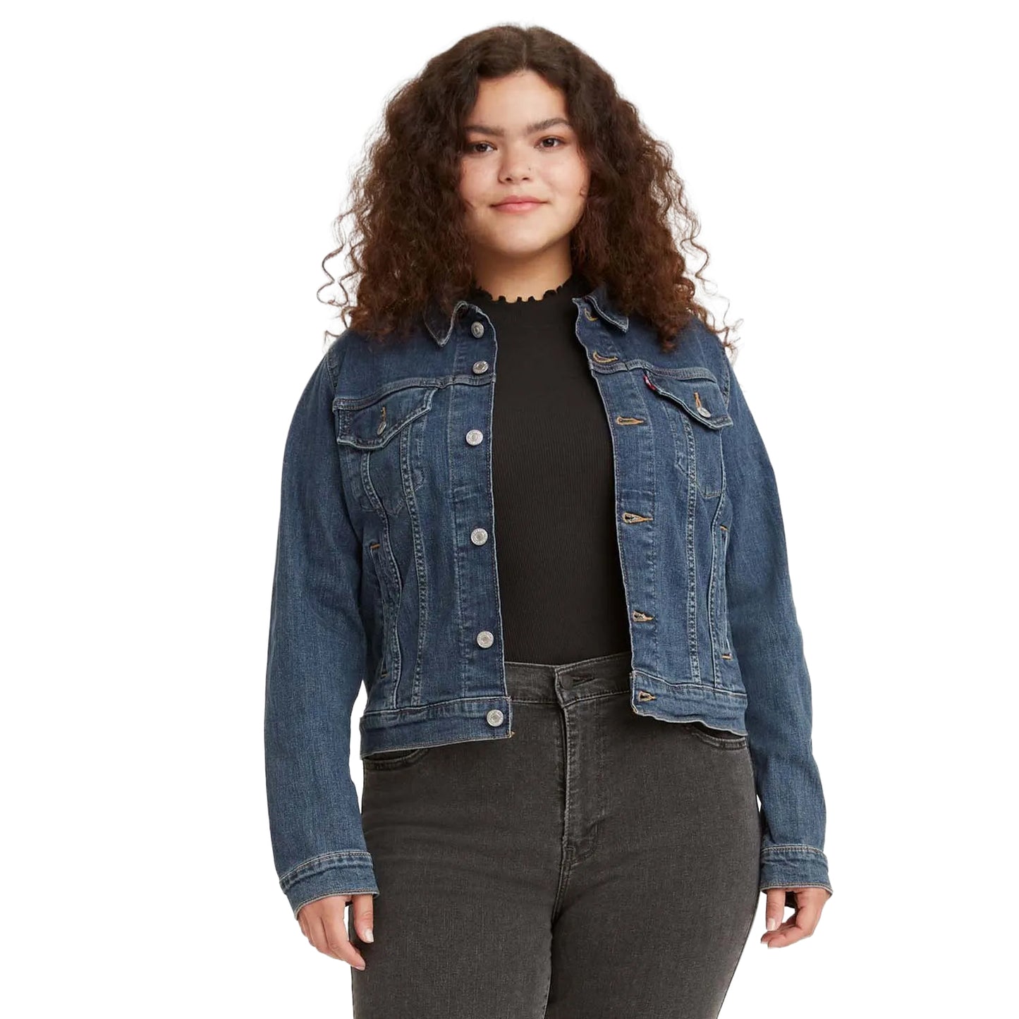 Denim - Front - Levis Womens-Ladies Original Trucker Jacket