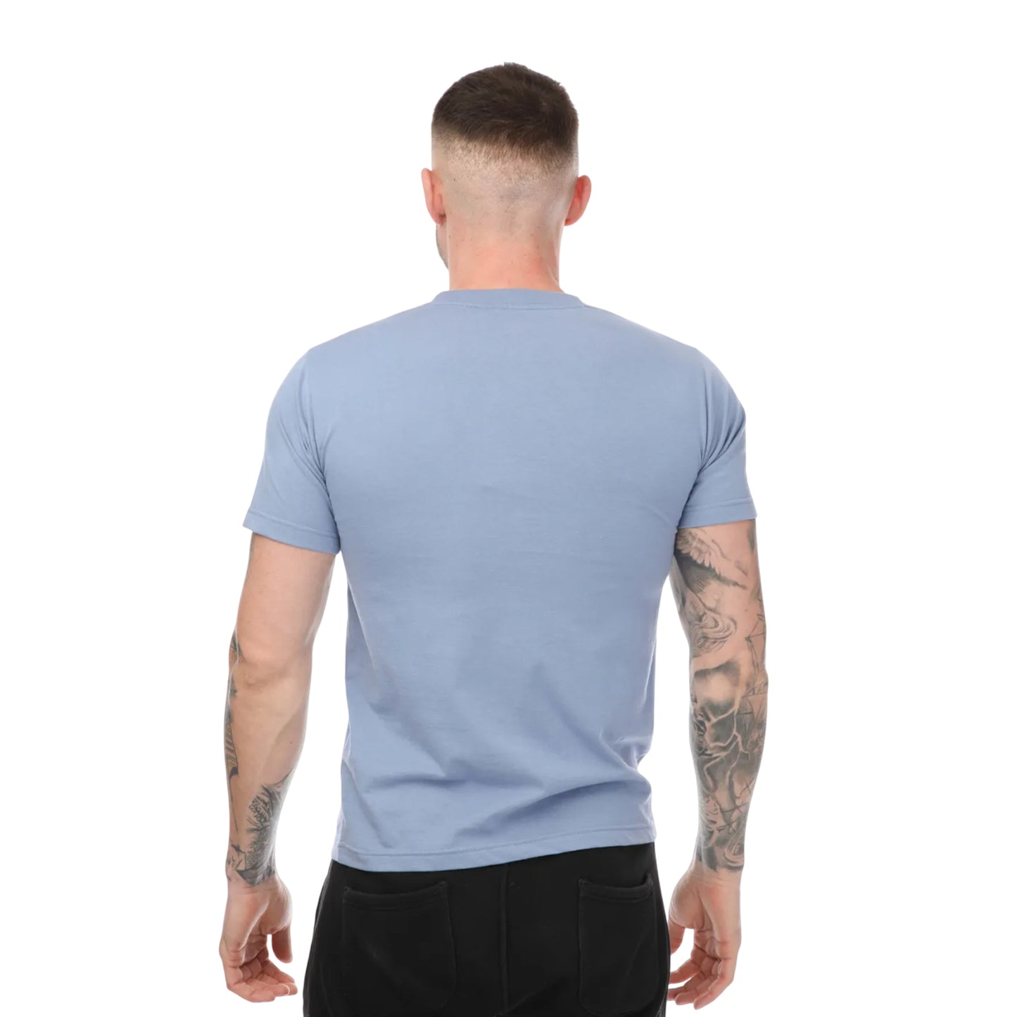 Blue - Back - One True Saxon Mens Forever T-Shirt