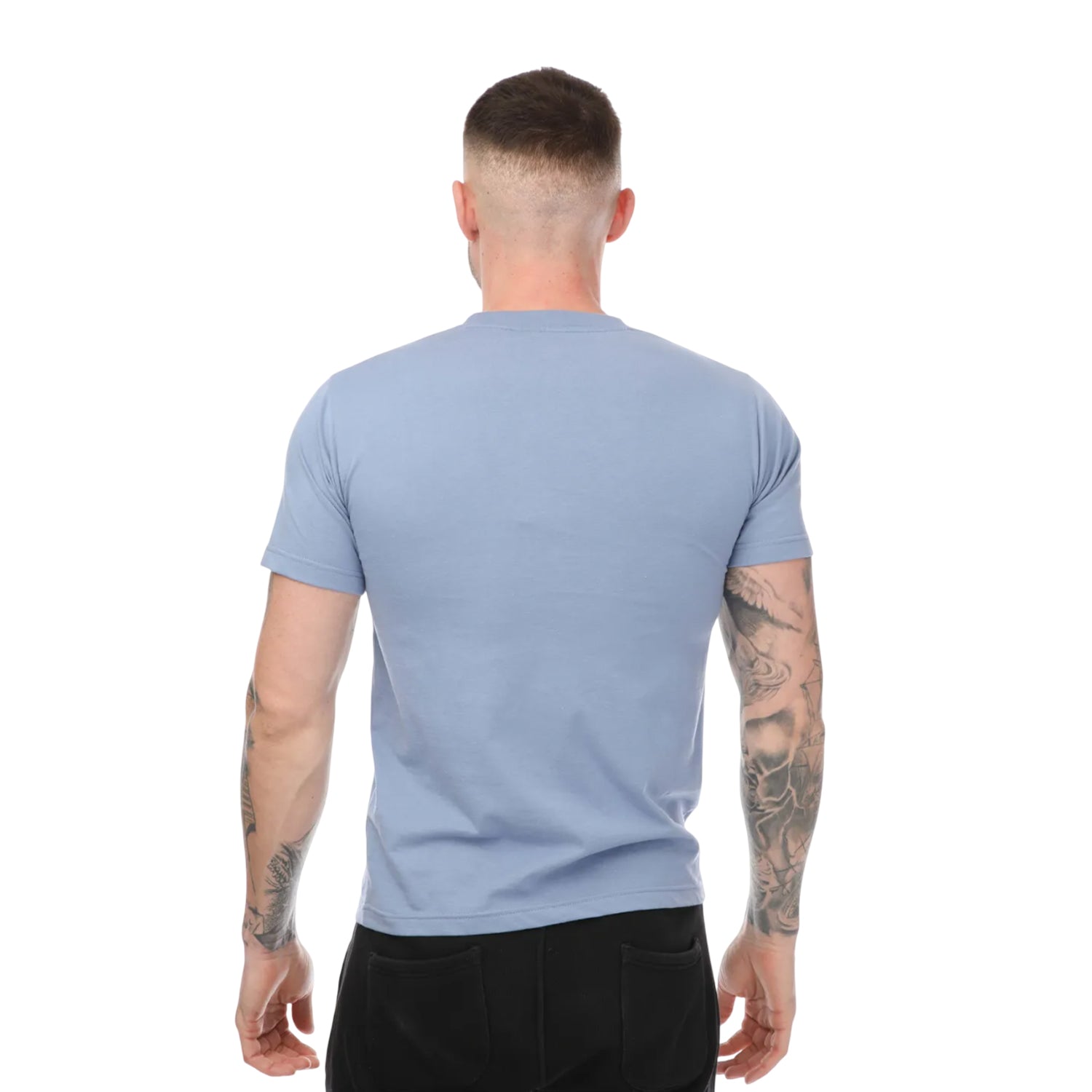 Blue - Back - One True Saxon Mens Forever T-Shirt