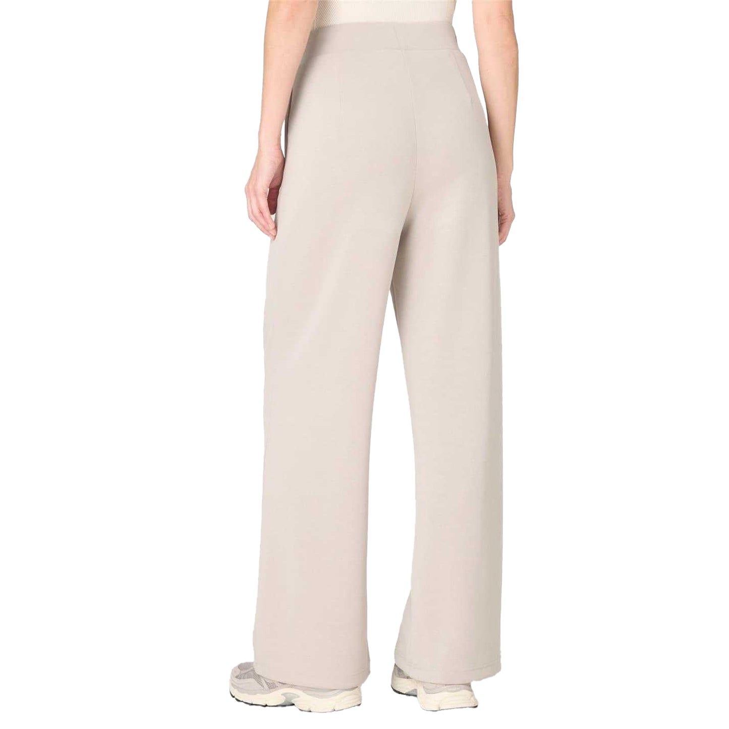 Beige - Back - Sweaty Betty Womens-Ladies Wide Leg Trousers