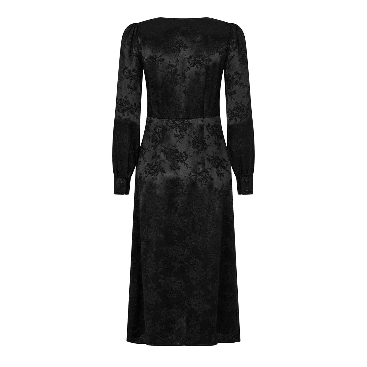 Black - Back - Nobody´s Child Womens-Ladies Tasha Jacquard Midi Dress