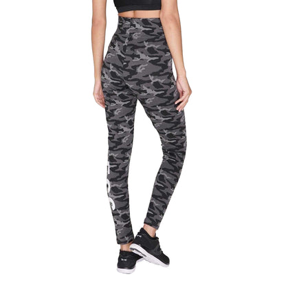 Black Camo - Pack Shot - Golddigga Womens-Ladies High Waist Leggings