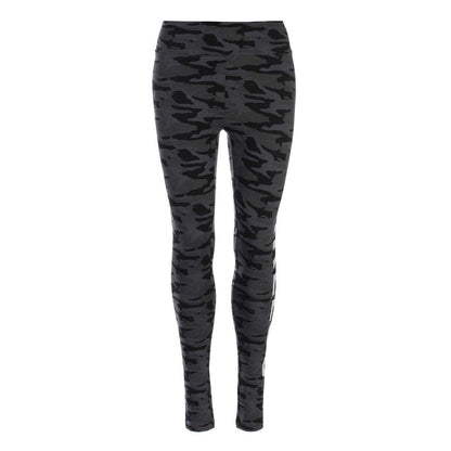 Black Camo - Front - Golddigga Womens-Ladies High Waist Leggings