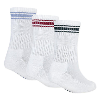 Blue - Back - Abercrombie & Fitch Childrens-Kids Crew Socks (Pack of 3)