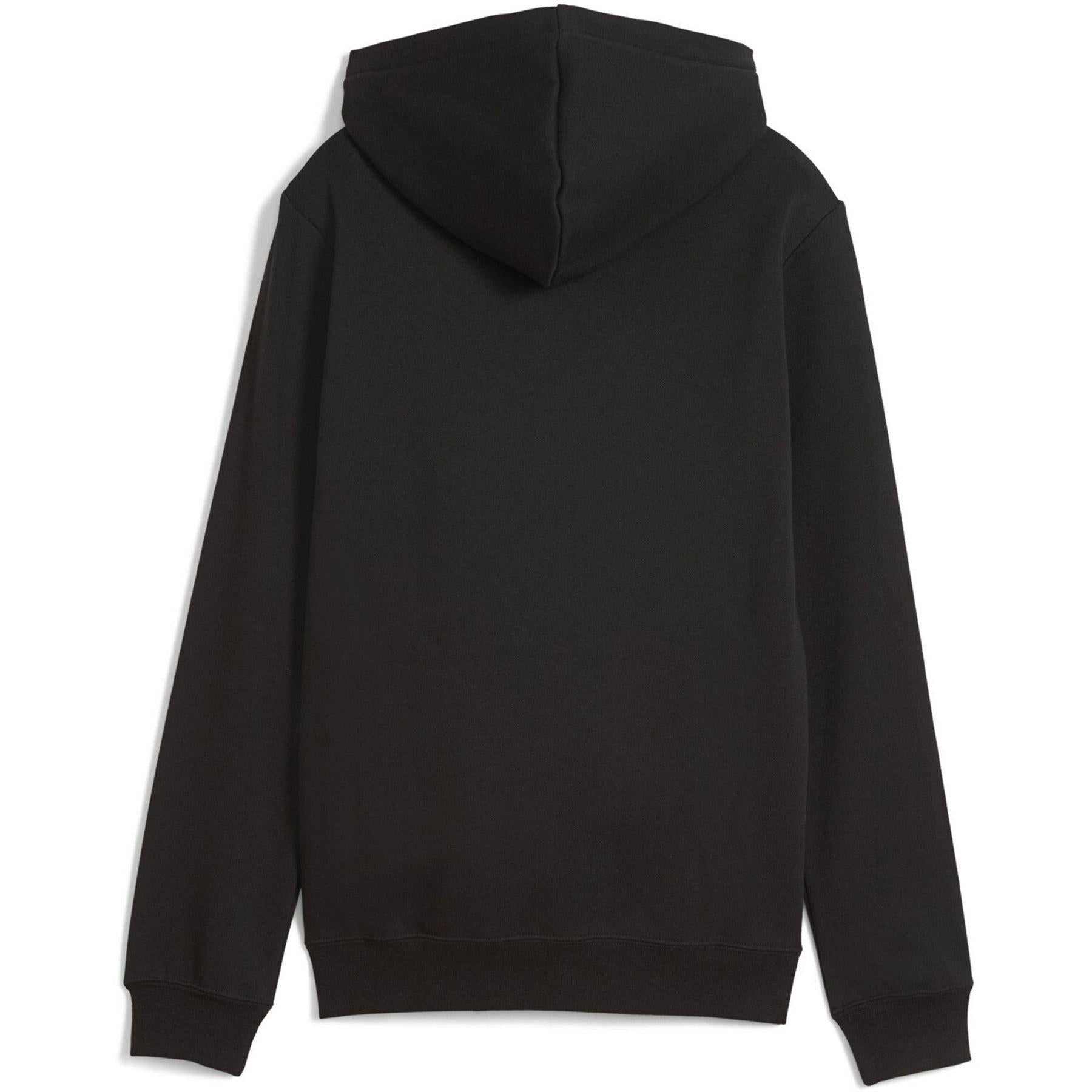 Black - Back - Puma Childrens-Kids Drawstring Hoodie