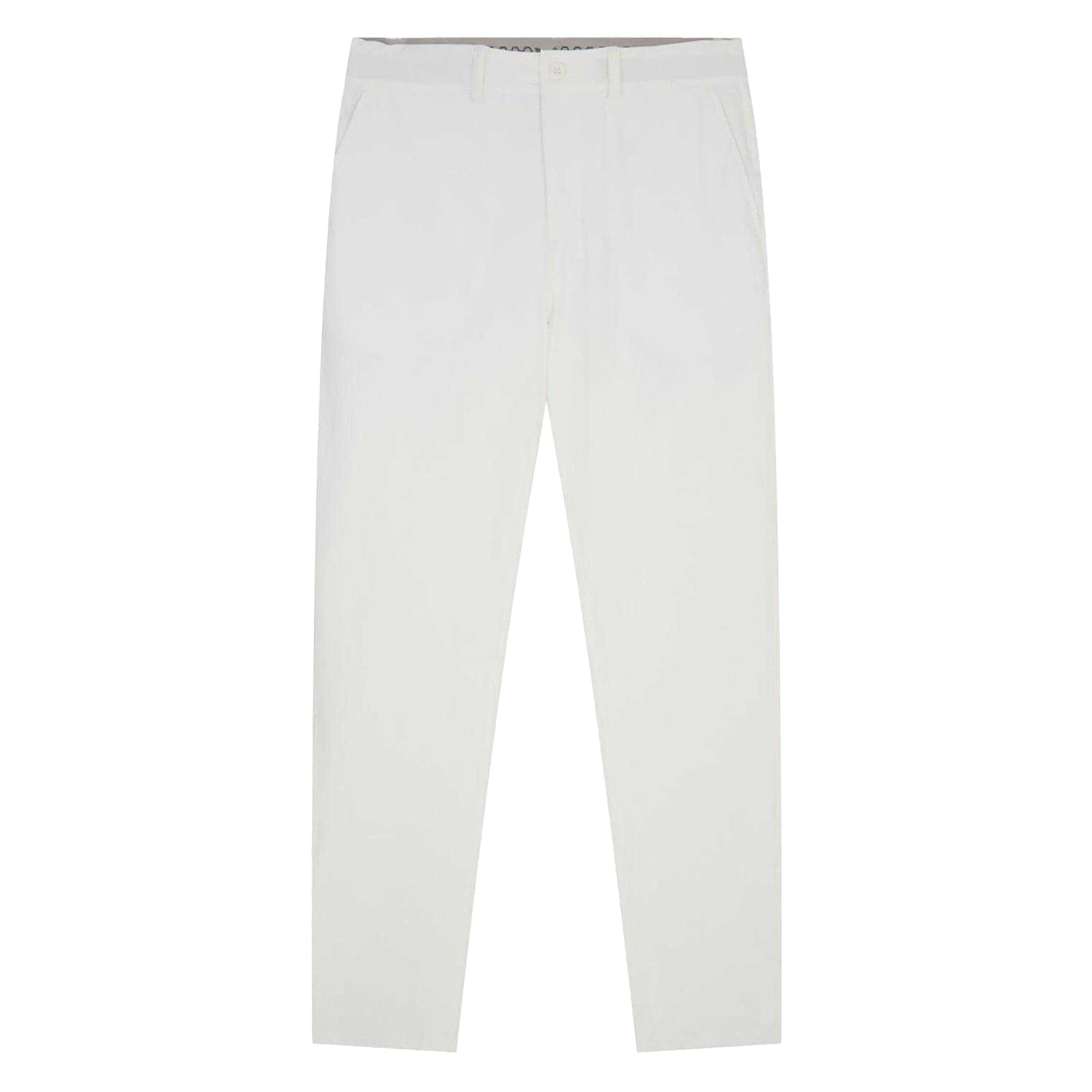 White - Front - Lyle & Scott Mens Tech Slim Golf Trousers