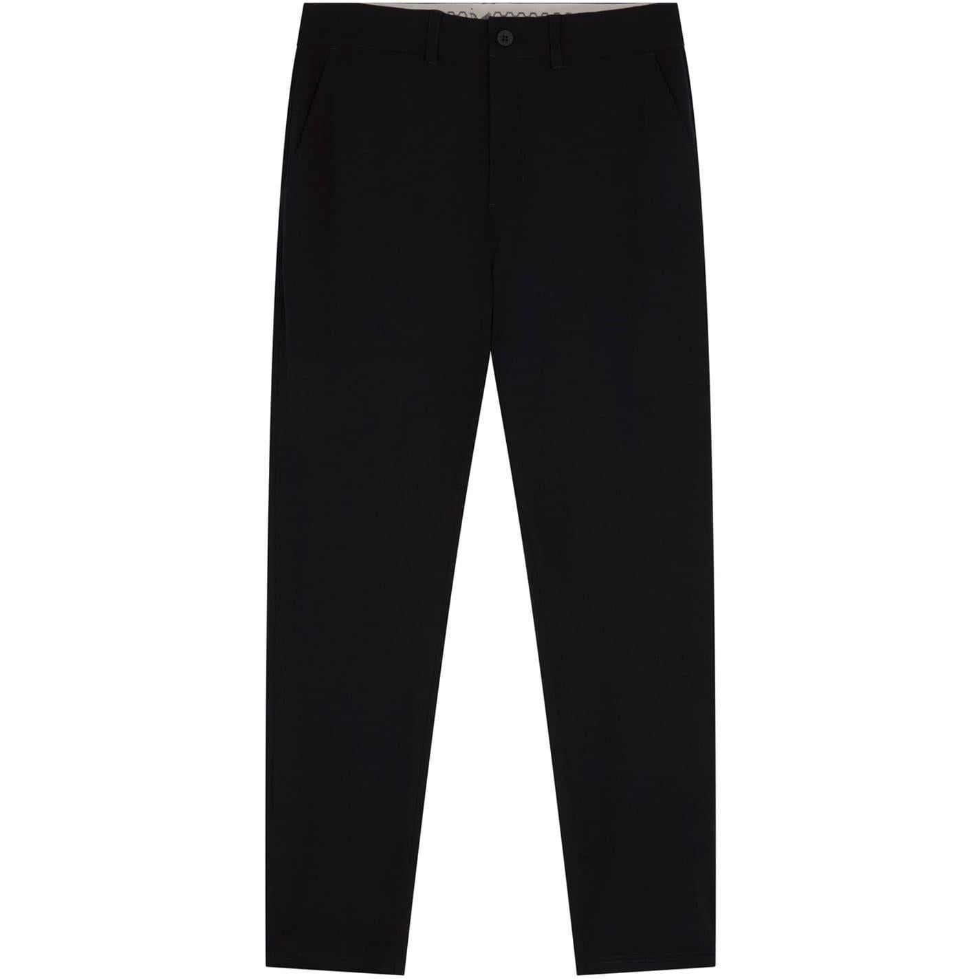 Jet Black - Front - Lyle & Scott Mens Tech Slim Golf Trousers