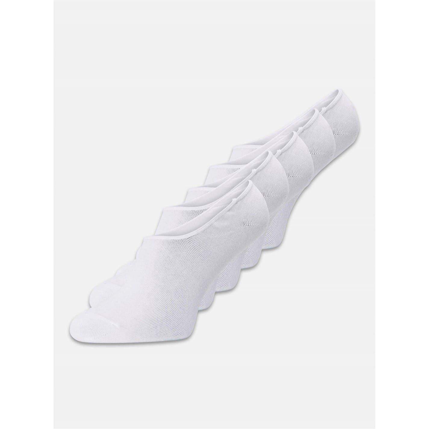 White - Front - Jack And Jones Unisex Adult Sports Socks (Pack of 5)