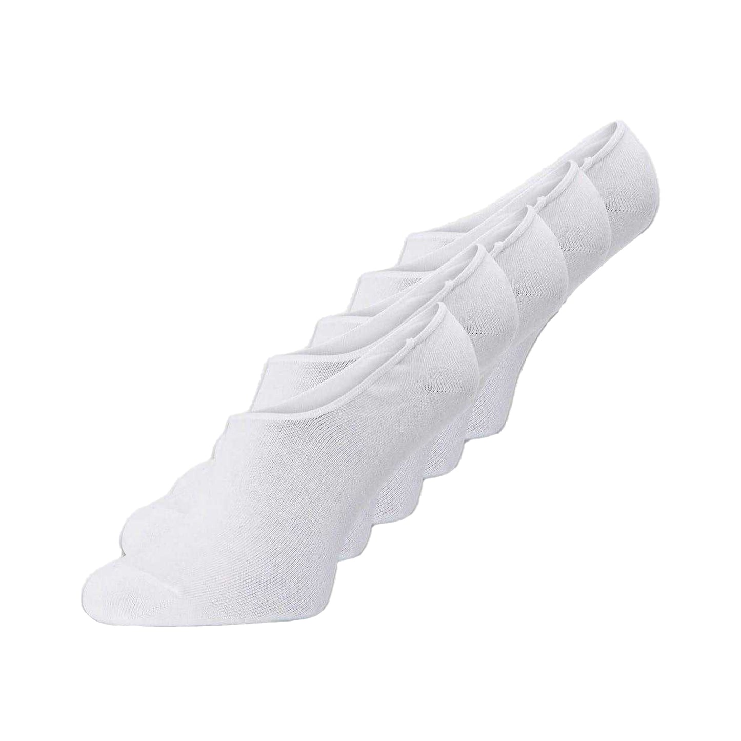 White - Front - Jack And Jones Unisex Adult Sports Socks (Pack of 5)