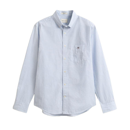 Light Blue - Front - Gant Mens Fitted Shirt