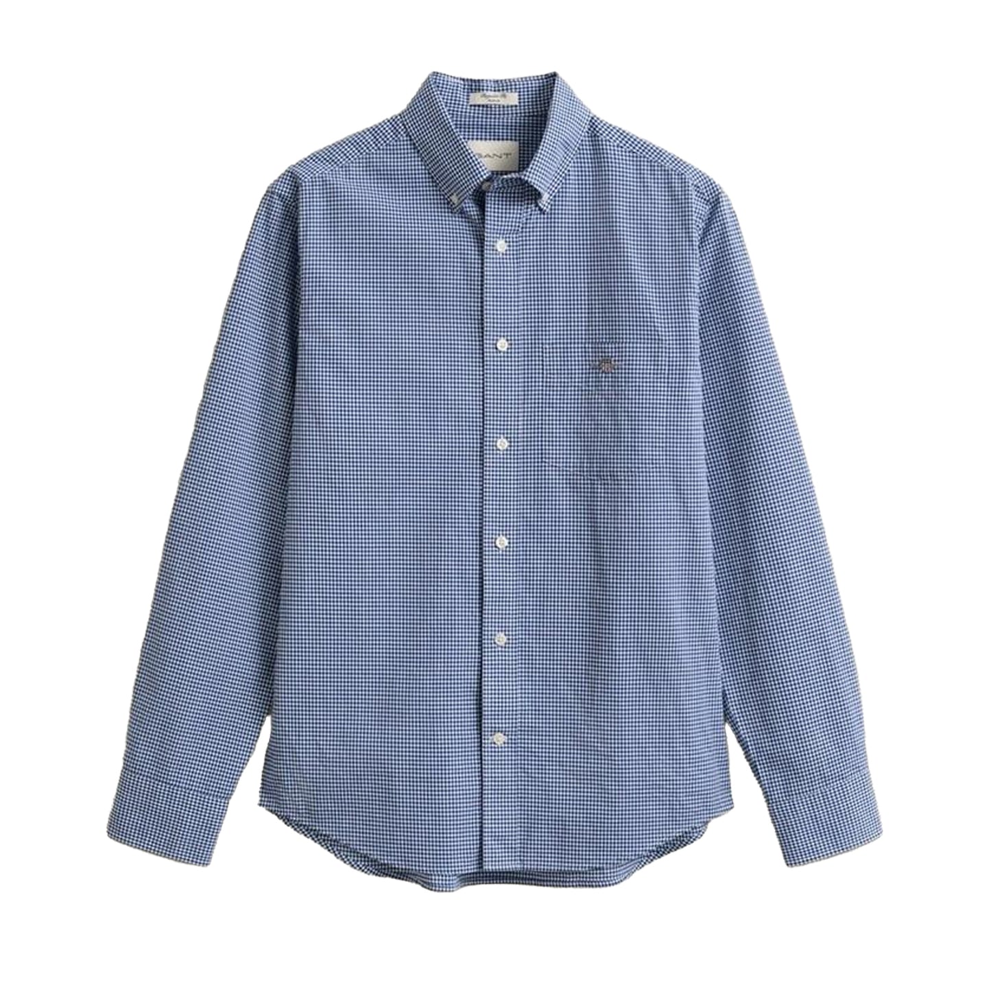 Blue - Front - Gant Mens Fitted Shirt