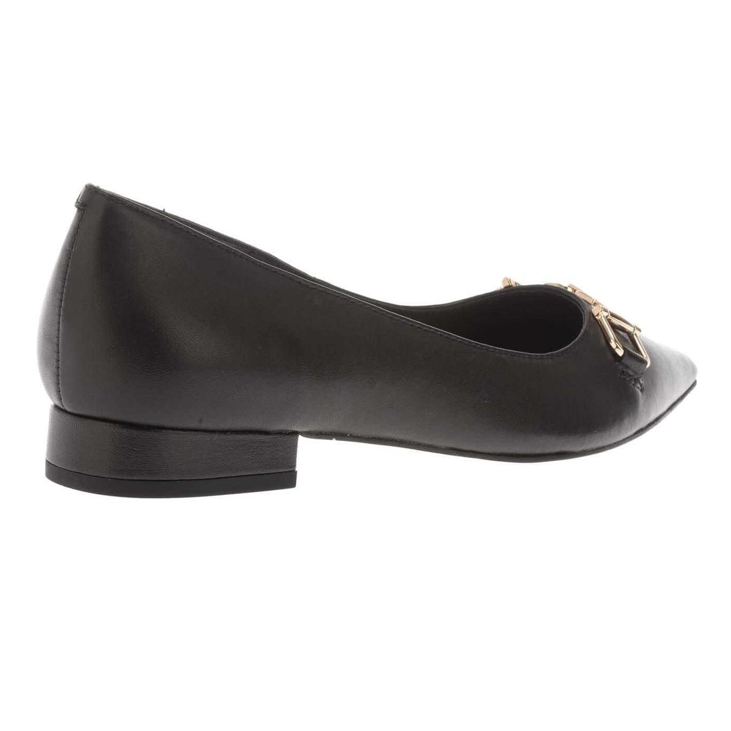 Black - Back - Dune London Womens-Ladies Hillingdon Leather Pumps