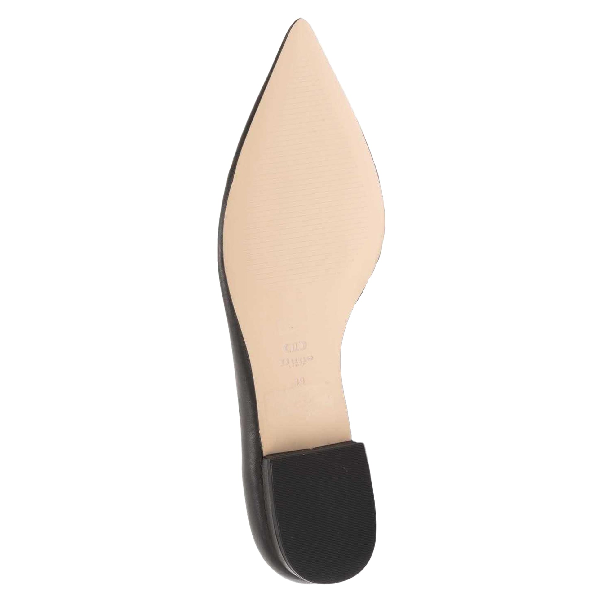 Black - Pack Shot - Dune London Womens-Ladies Hillingdon Leather Pumps