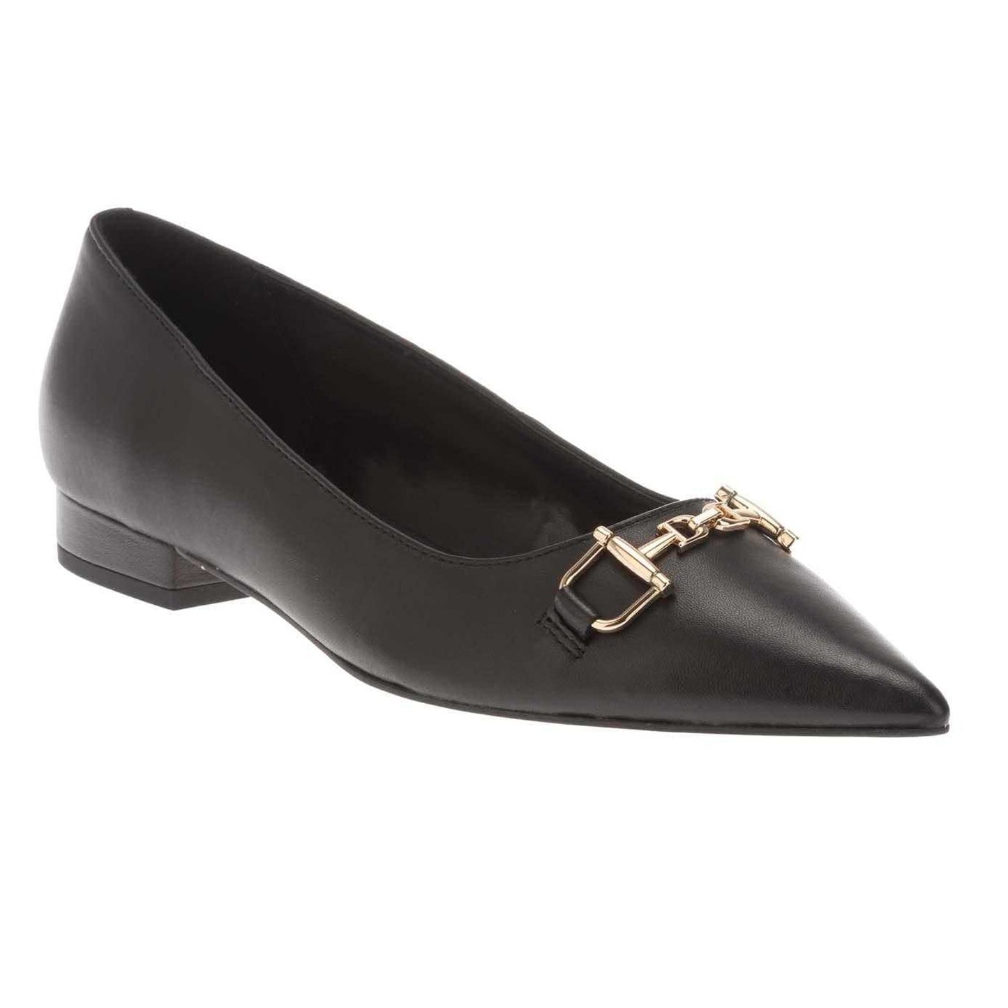 Black - Front - Dune London Womens-Ladies Hillingdon Leather Pumps