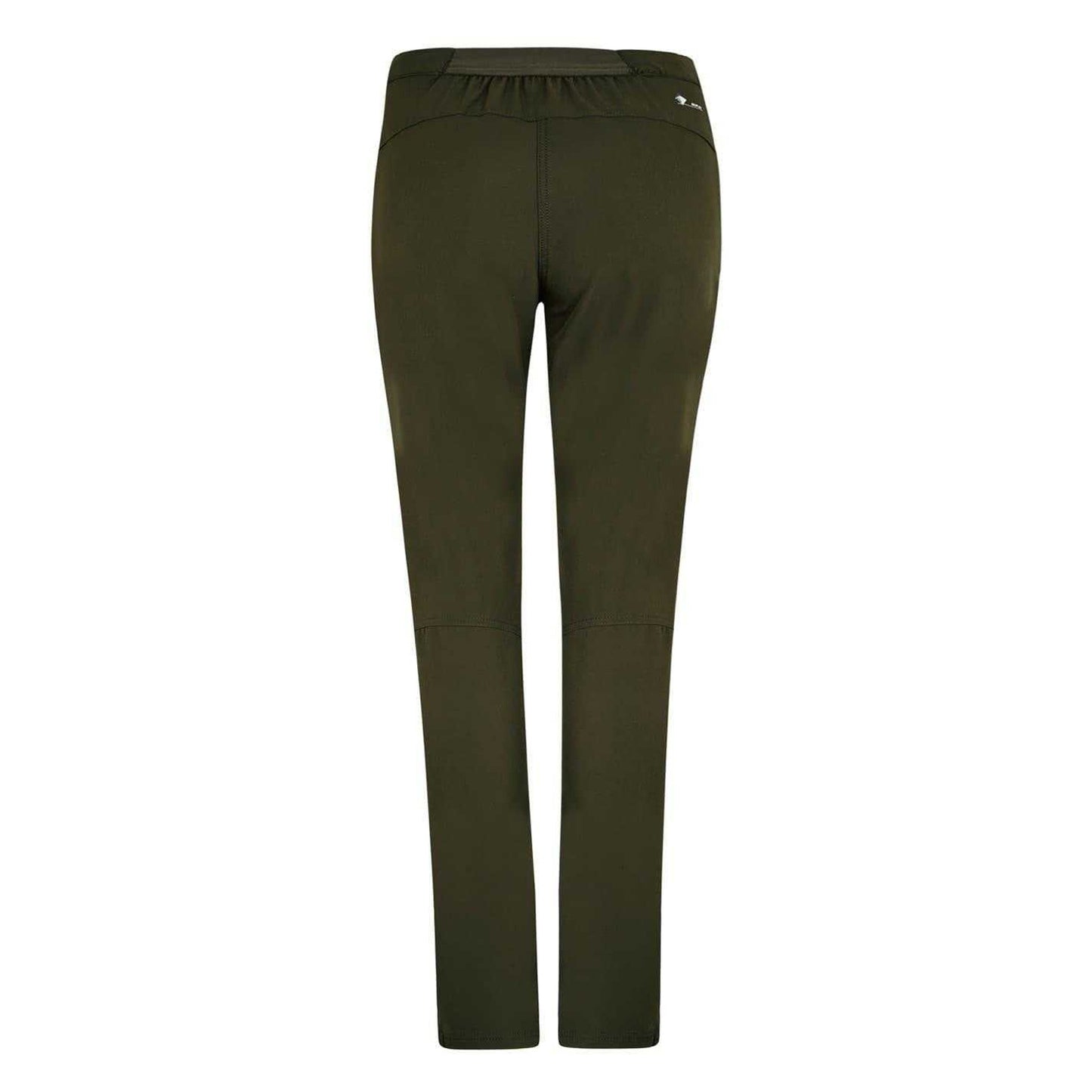 Dark Khaki - Back - Regatta Womens-Ladies Pentre Slim Hiking Trousers
