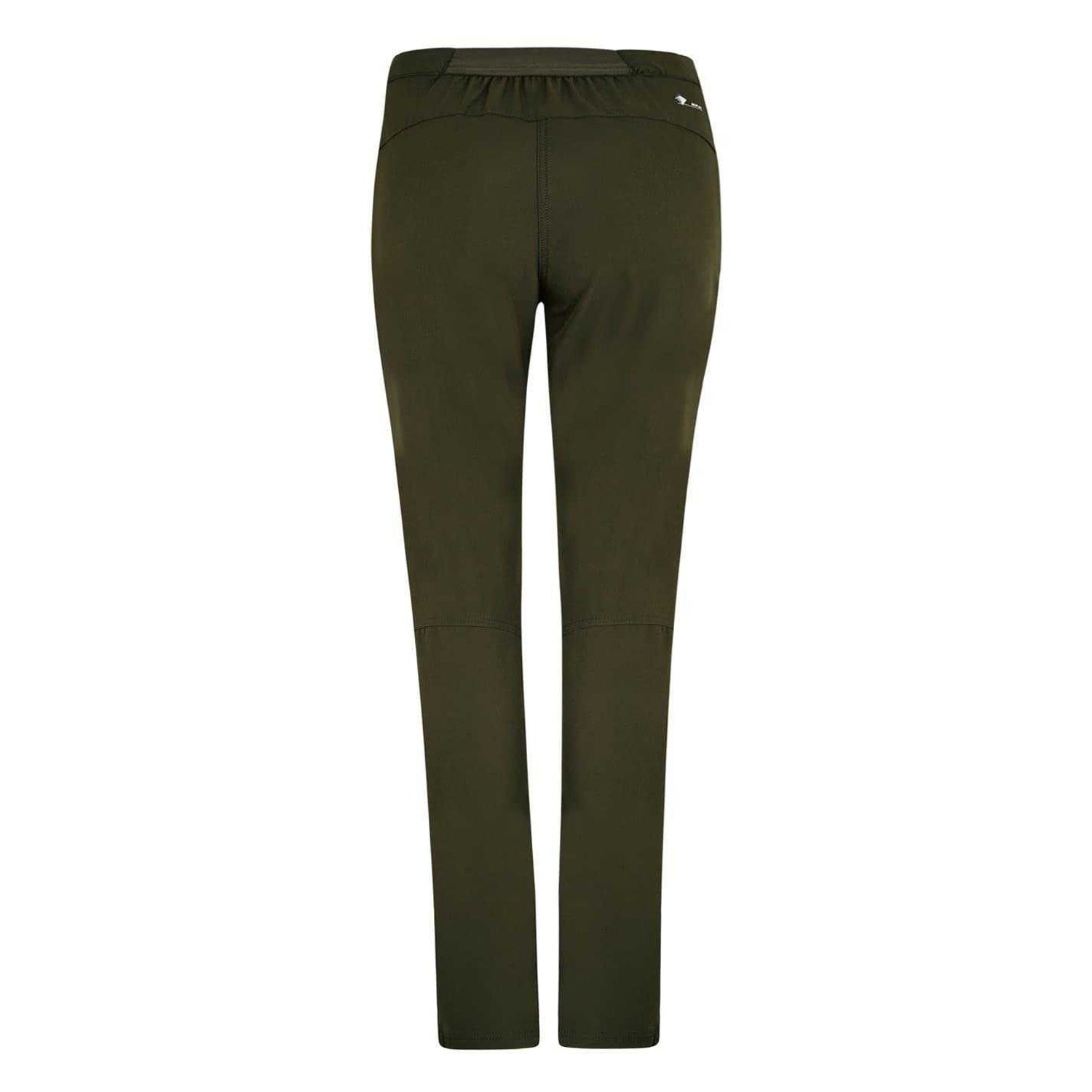 Dark Khaki - Back - Regatta Womens-Ladies Pentre Slim Hiking Trousers