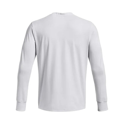 White - Back - Under Armour Mens Run Like An Animal Long-Sleeved Warm Up Top