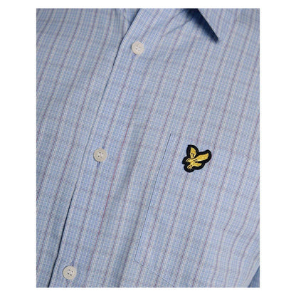 Chalk Blue - Lifestyle - Lyle & Scott Mens Lightweight Short-Sleeved Shirt