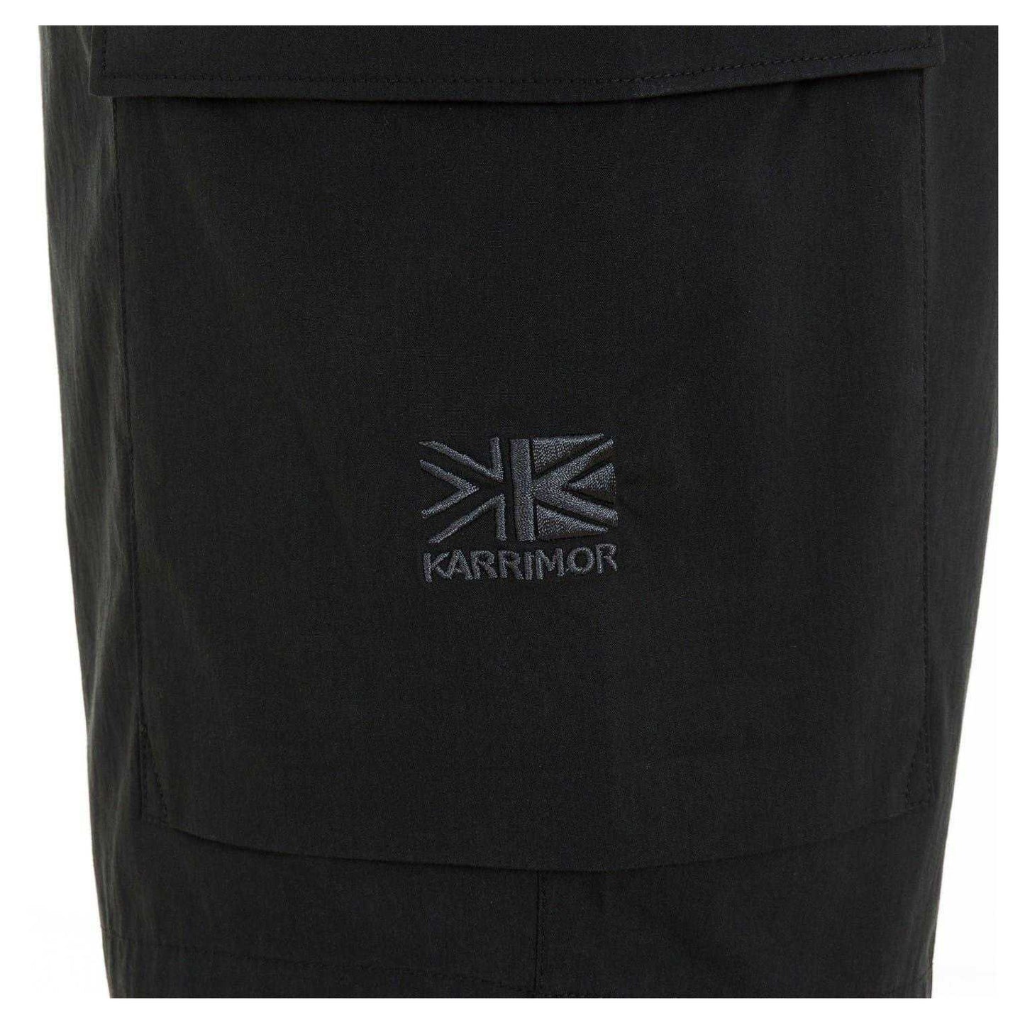 Black - Lifestyle - Karrimor Mens Lightweight Cargo Shorts