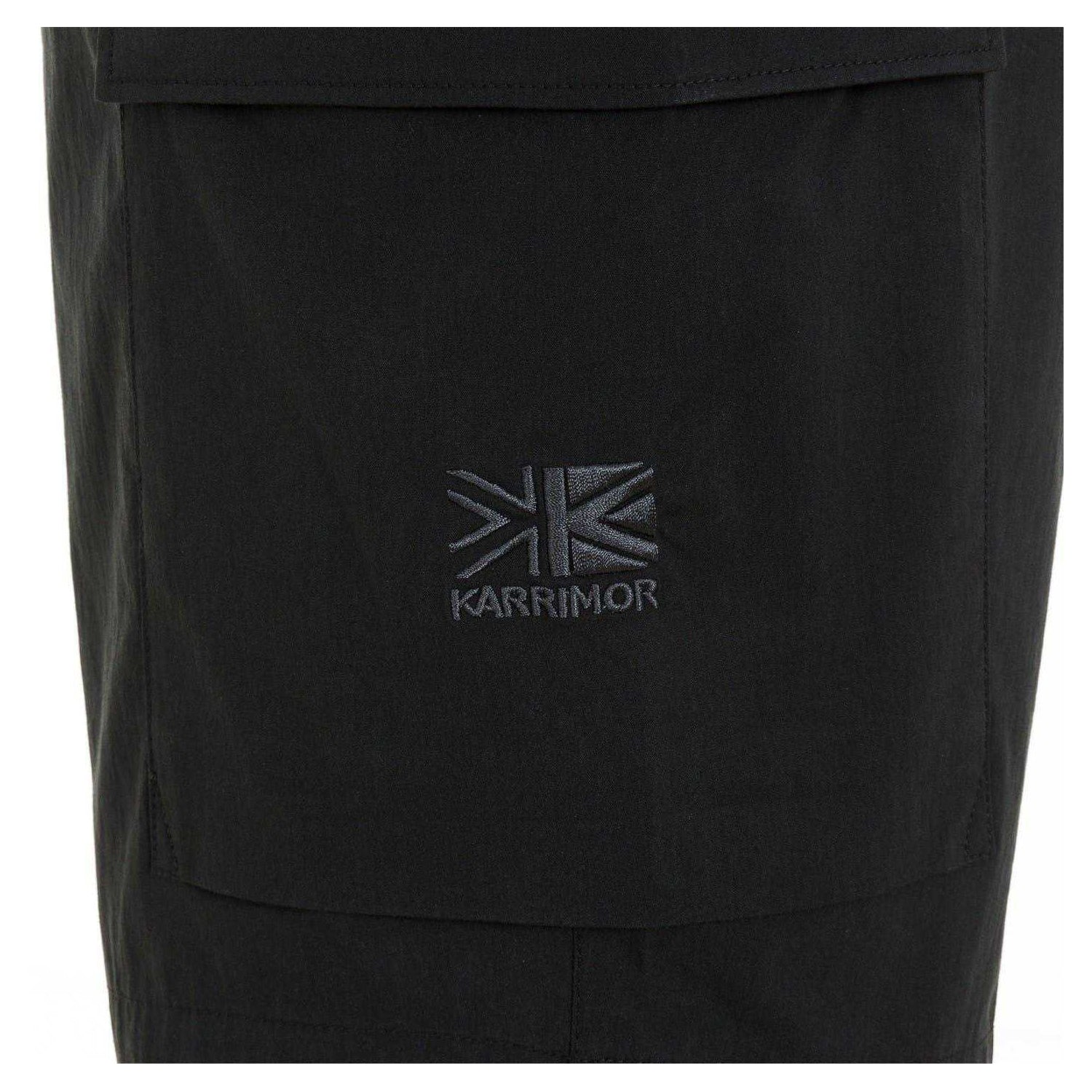 Black - Lifestyle - Karrimor Mens Lightweight Cargo Shorts