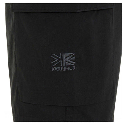 Black - Lifestyle - Karrimor Mens Lightweight Cargo Shorts