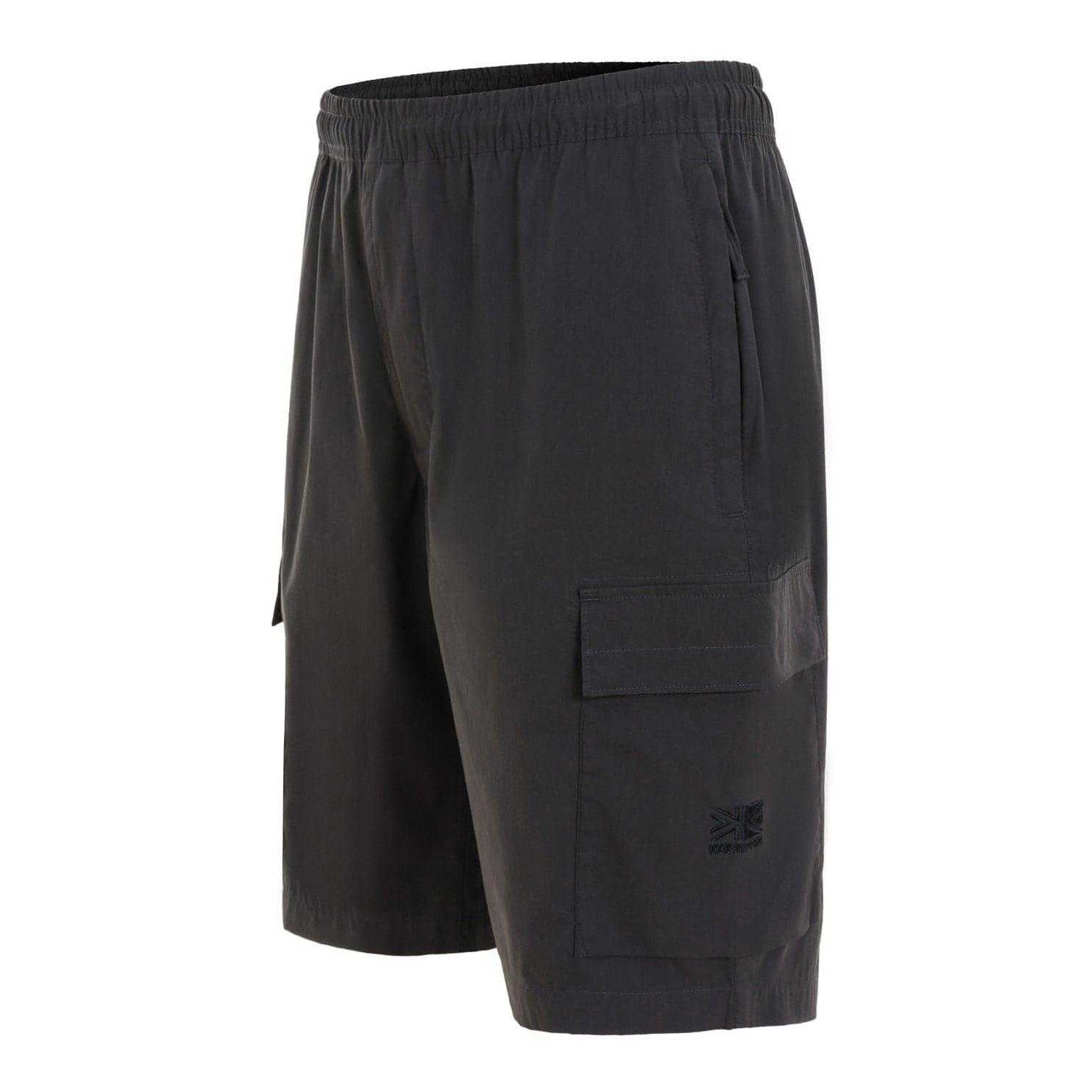 Charcoal - Side - Karrimor Mens Lightweight Cargo Shorts