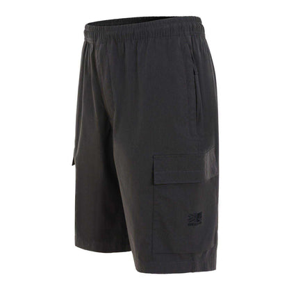 Charcoal - Side - Karrimor Mens Lightweight Cargo Shorts