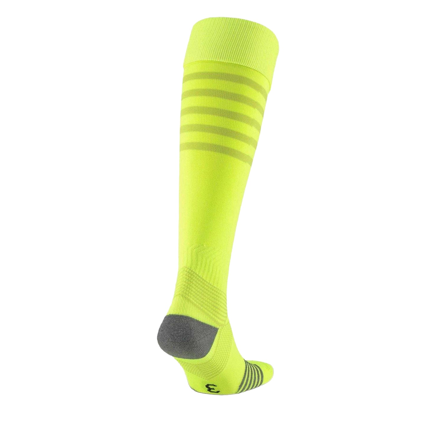 Yellow - Back - Puma Childrens-Kids Hooped Football Socks