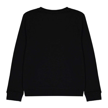 Jet Black - Back - Lyle & Scott Childrens-Kids Embroidered Logo Crew Neck Sweatshirt