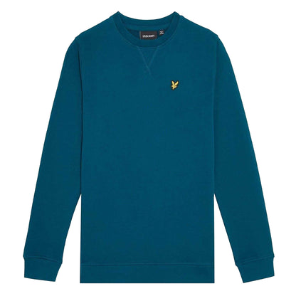 Apres Navy - Front - Lyle & Scott Childrens-Kids Embroidered Logo Crew Neck Sweatshirt