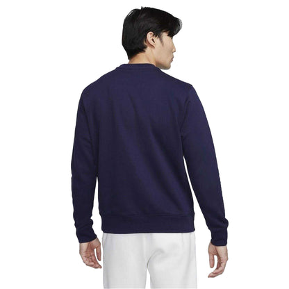 Black-Blue - Back - Nike Mens Paris Saint Germain FC French Terry Crew Neck Sweatshirt