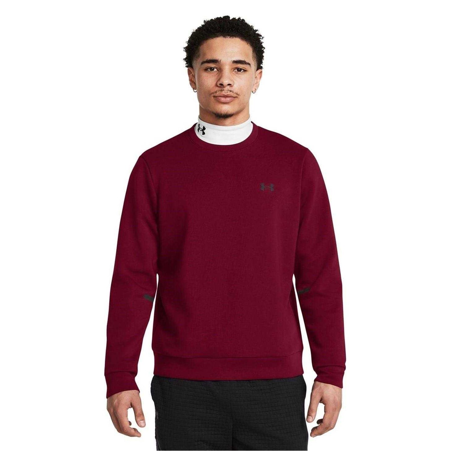 Red - Side - Under Armour Mens Unstoppable Sweatshirt