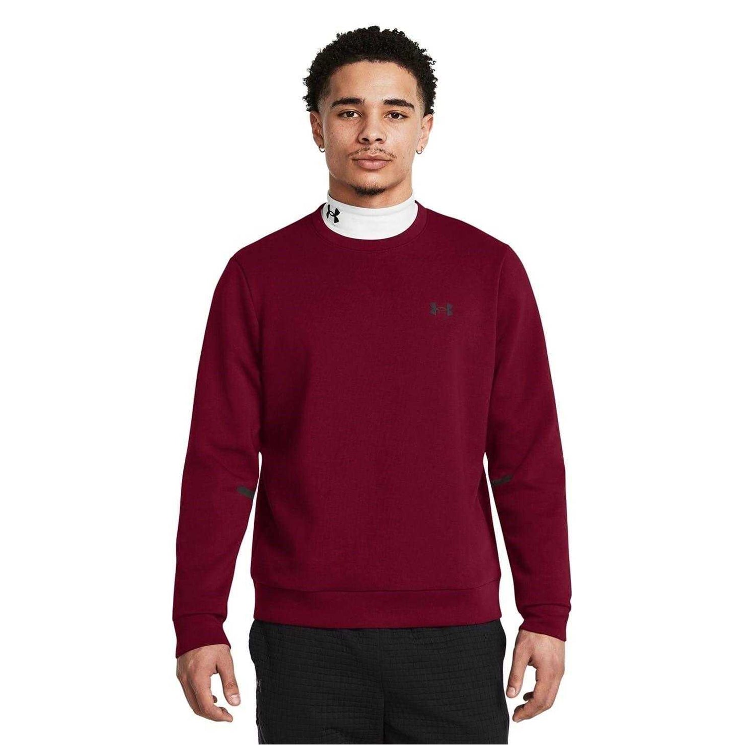 Red - Side - Under Armour Mens Unstoppable Sweatshirt