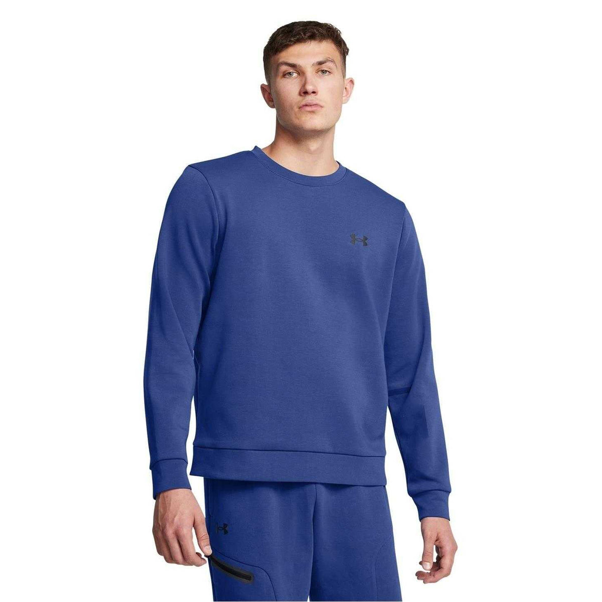 Blue - Side - Under Armour Mens Unstoppable Sweatshirt