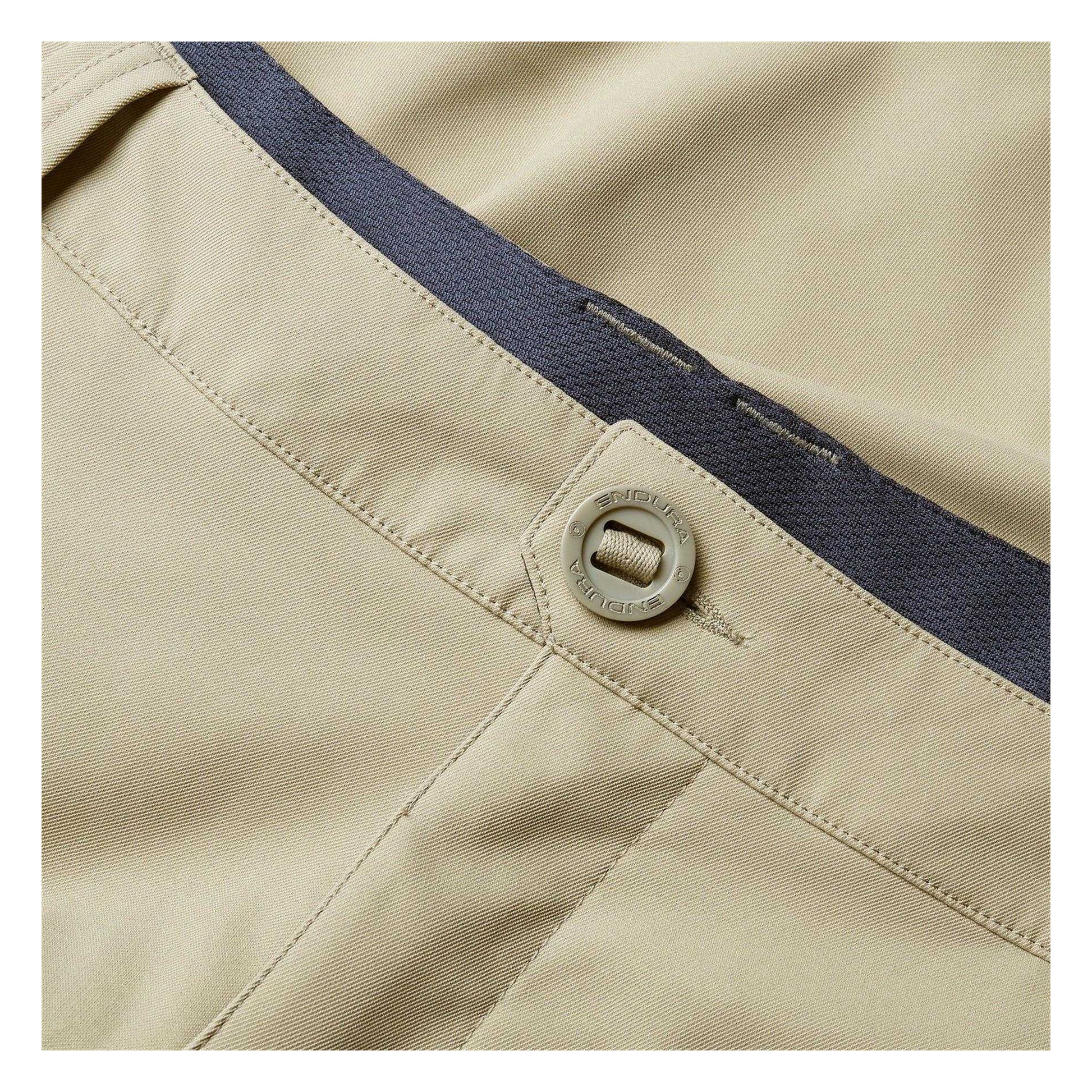 Mushroom - Side - Endura Mens Casual Cargo Shorts