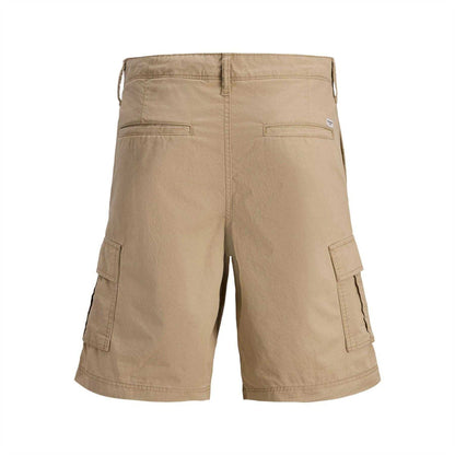 Crockery - Back - Jack And Jones Mens Cotton Blend Tailored Cargo Shorts